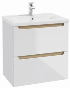 Kúpeľňová skrinka s umývadlom Naturel Stilla 60x60x45 cm biela STILLAD06056U3, 1 ks