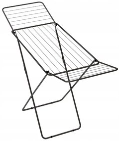 Erga Model 107 Black, sušiak na bielizeň 178,5x54x104,5 cm, čierna, ERG-SEP-10SUSLA107BLA