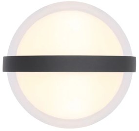 Globo 34157 - LED Vonkajšie nástenné svietidlo ILLI LED/12W/230V IP54 čierna