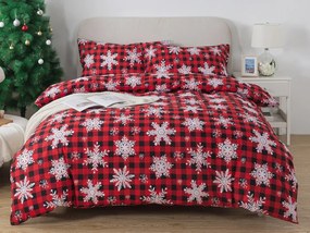 XPOSE® Bavlnené Renforcé obliečky ZIMNÉ KÁRO