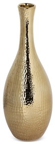 Dekoračná váza ERNA 15x40 CM ZLATÁ