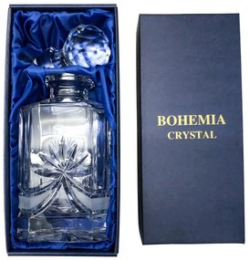 Onte Crystal Bohemia Crystal ručne brúsená karafa na whisky Mašľa 800 ml