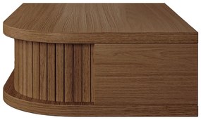 Hnedý nočný stolík v dekore orecha Farsta – Woodman