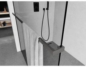 Mexen Mexen, držiak uterákov na stenu sprchovacieho kúta, grafitová, 800-06-95