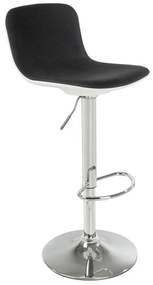 Barová stolička G21 Lima látková, black 60023300