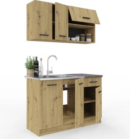 Malá kuchyňa NIKA 120, artisan
