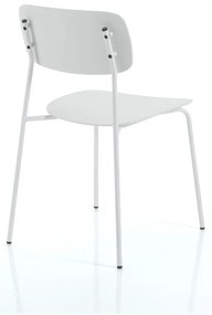 Biele jedálenské stoličky v súprave 2 ks Primary - Tomasucci