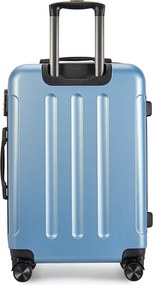 Kabínový kufor na 4 kolieskach 55x39x20cm ľadovo modrá