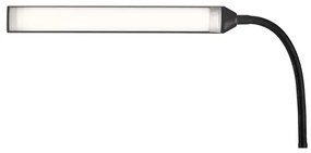 LIVARNO home LED lampa (čierna, upínacia lampa) (100365101)