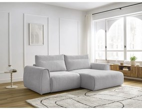 Svetlosivá rohová pohovka Aden – Bobochic Paris