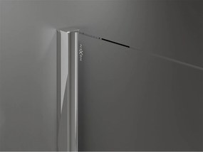 Mexen Velar, sprchový kút s posuvnými dverami 160(dvere) x 100(stena) cm, 8mm číre sklo, chrómový profil, 871-160-100-01-01