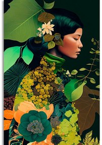 Obraz žena v náručí prírody - 80x120