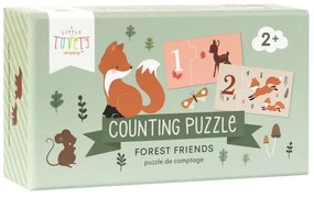 a Little Lovely Company Počítanie puzzle: lesní priatelia