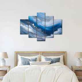 Obraz - Abstrakcia oceánu (150x105 cm)