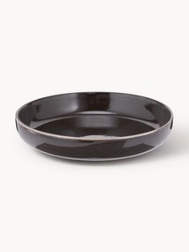 Ručne vyrobené misky Nordic Coal, Ø 22 cm, 4 ks
