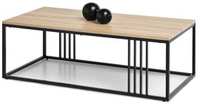 Konferenčný stolík Madeleine Xl (sonoma + čierna). Vlastná spoľahlivá doprava až k Vám domov. 1111650