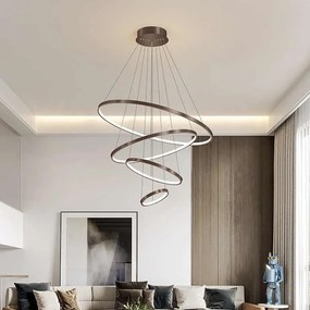 Toolight Toolight, LED stropné svietidlo 20/40/60/80 cm, 82W, 3000K, LHJ014-CP4, čierna, OSW-50005