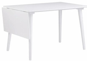 Biely jedálenský stôl Rowico Lotte Leaf, 120 x 80 cm