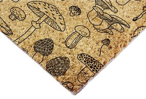 Rohožka z kokosového vlákna 40x60 cm Mushrooms – Artsy Doormats