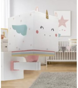 Dalber 64599 - Detské nástenné svietidlo LITTLE UNICORN 1xE27/15W/230V