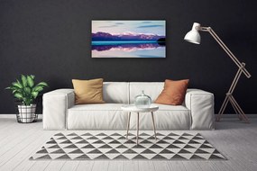 Obraz Canvas Hory jazero príroda 125x50 cm