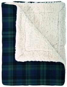 Deka Sherpa Scot Ornkey zelená / modrá, károvaná