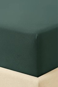 Froté plachta s gumičkou FROTTE fľašovo zelená Rozmer: 80x160x15 cm