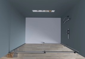 Cerano Santoro, sprchové posuvné dvere 100x195 cm, 6mm číre sklo, chrómový profil, CER-CER-424927