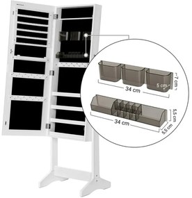 Šperkovnica so zrkadlom JJC002W01