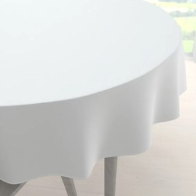Biante Veľký teflónový okrúhly obrus TF-027 Biely bez vzoru Ø 230 cm