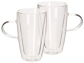 Sada dvoch hrnčekov CEMBRA s dvojitým dnom ALL 918838 330 ml