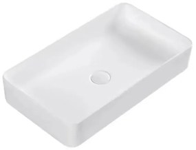 Erga Barbara, umývadlo na dosku 615x350x110 mm, biela lesklá, ERG-V03-YT-060-WH