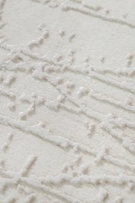 Koberec HOME TEXTURES 30251A/P203-48 krémový / svetlosivý