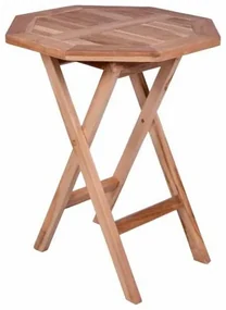 Garthen 2340 Záhradný stolík z tíkového dreva, Ø 60cm