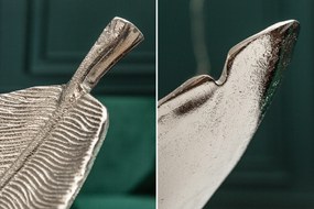 Miska Silver Leaf 60cm strieborná