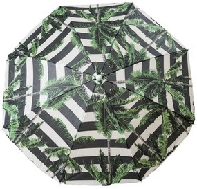Slnečník PALMA 180 cm, čierno-biely
