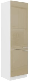 Kuchynská skrinka Lara 60dk-210 2f Bb Mdf Cappucino lesk