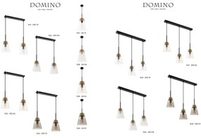 Jupiter 1543 - DM 2 BU - Závesné svietidlo DOMINO 2xE27/60W