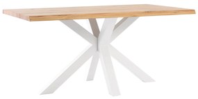 Stôl cerga 160 x 90 cm biely MUZZA