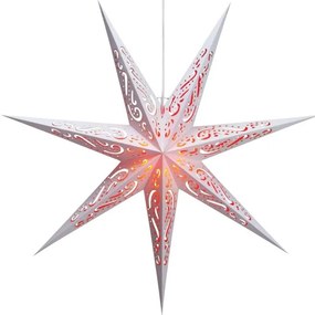 Markslöjd 703553 - Vianočná dekorácia ELIN 1xE14/25W/230V biela/červená 75 cm