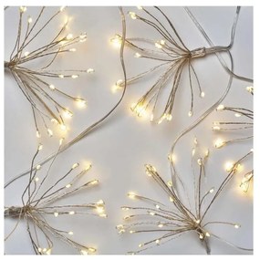 LED Vianočná reťaz 150xLED/5,35m teplá biela