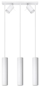 Sollux Závesné svietidlo RING 3 biele