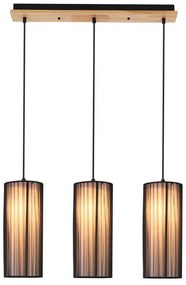 Závesné svietidlo s textilným tienidlom Kioto – Candellux Lighting