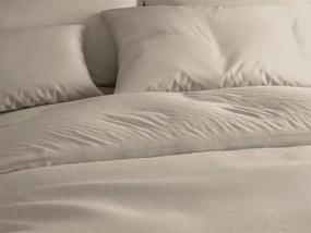 Bavlnené obliečky s krepovou úpravou LUXERA sivohnedé hotelová kapsa II.akosť Rozmer obliečky: 70 x 90 cm | 140 x 200 cm