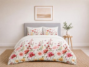 Posteľné obliečky Rozkvitnutá lúka 140x200/70x80 cm - 100% bavlna deluxe
