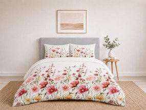 Posteľné obliečky Rozkvitnutá lúka 140x200/70x80 cm - 100% bavlna deluxe