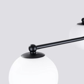 Stropné svietidlo Astral, 5x biele sklenené tienidlo, b