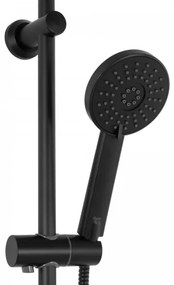 REA-P8804 - Sprchová súprava s termostatickou batériou BLISS v matnej čiernej
