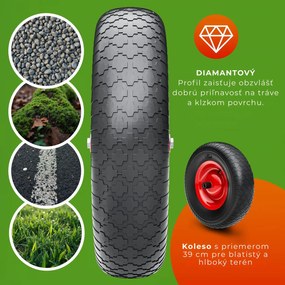 Fúrik BARRY pozinkovaný, max. kapacita 100l/250kg, strieborná/čierna Gardebruk