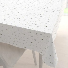 Biante Bavlnený obdĺžnikový obrus Sandra SA-424 Drobné kvietky na bielom 100x140 cm